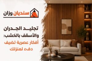 ديكورات تجليد جدران خشب بالرياض