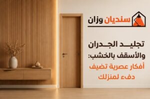 تجليد جدران خشبية داخلية بالرياض