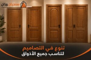 مميزات أبواب خشب سنديان ومتانتها